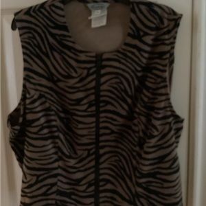 Animal Print Vest